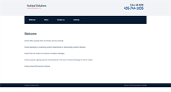 Desktop Screenshot of nutrisolsolutions.com